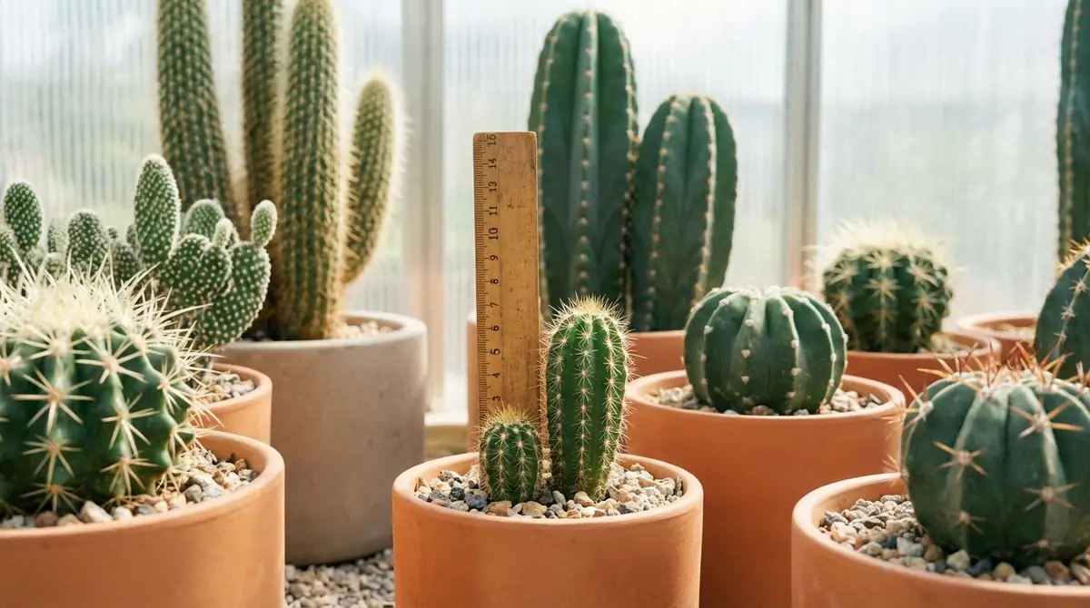 サボテンの成長速度は年間1〜5cmが目安