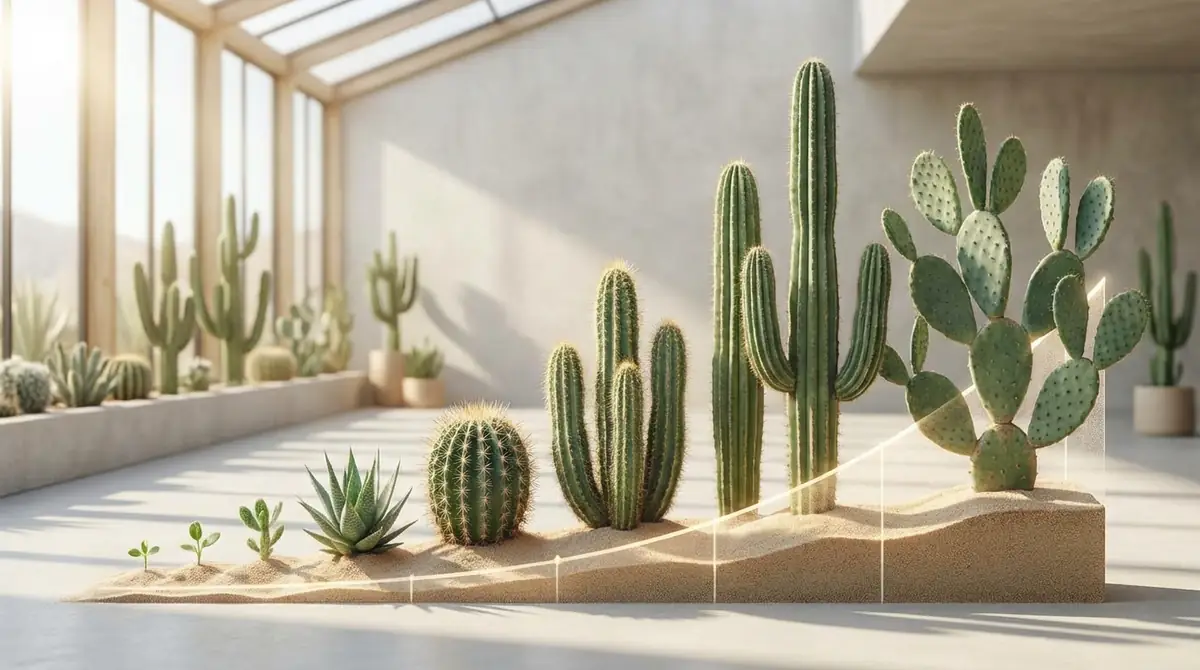 【種類別】サボテンの成長速度一覧表