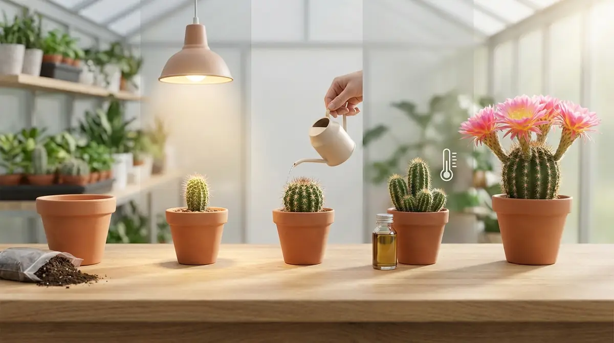 サボテンの花を咲かせる方法｜実践5ステップ