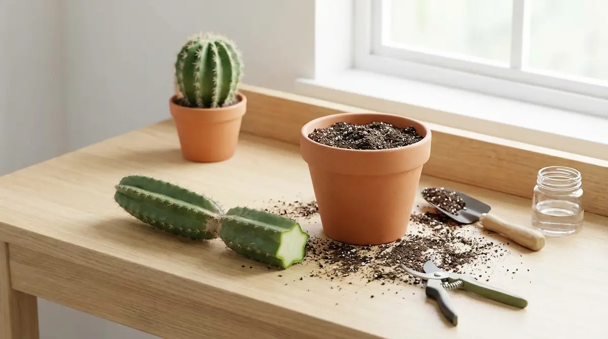 徒長・折れたサボテンを挿し木で復活させる方法