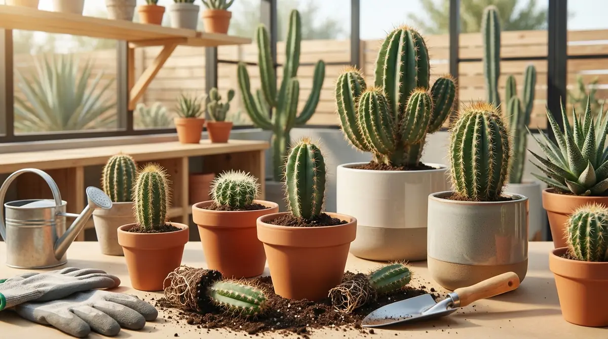 サボテン挿し木後の育て方と植え替え