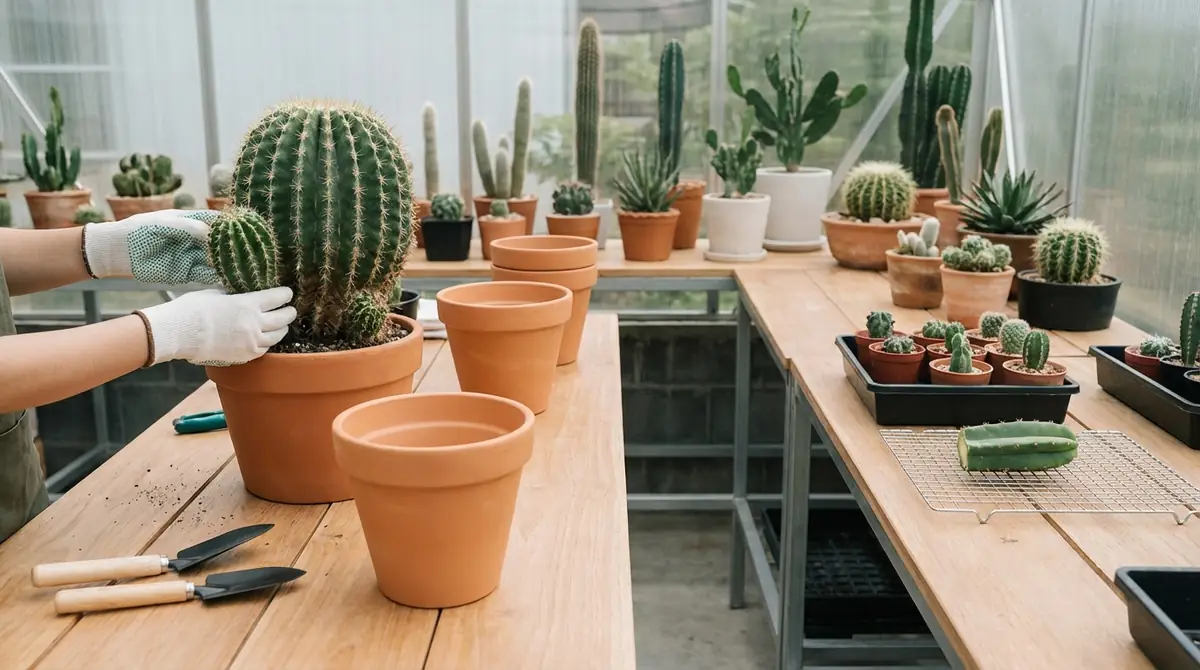 サボテンの株分けとは？他の増やし方との違い