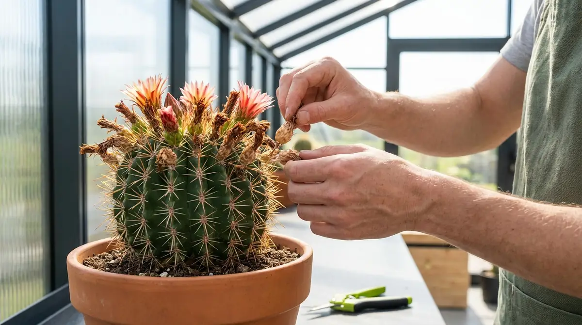 【結論】サボテンの花が終わったら「花がら摘み」をしよう