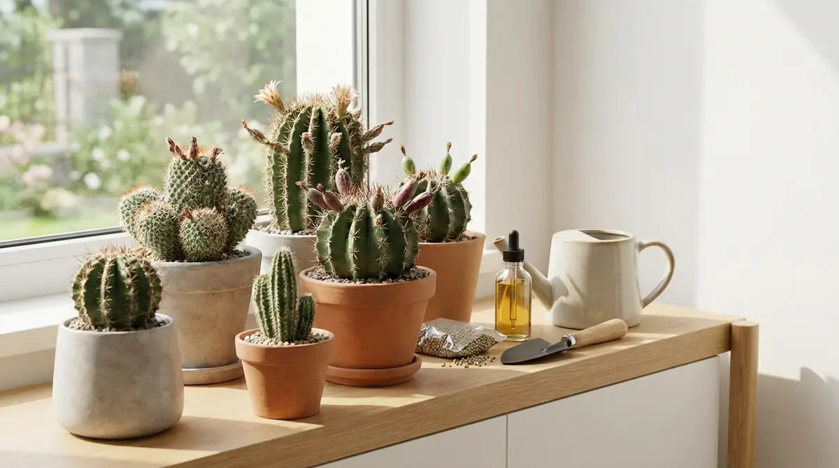 サボテンの花が終わった後の管理|水やり・肥料・置き場所