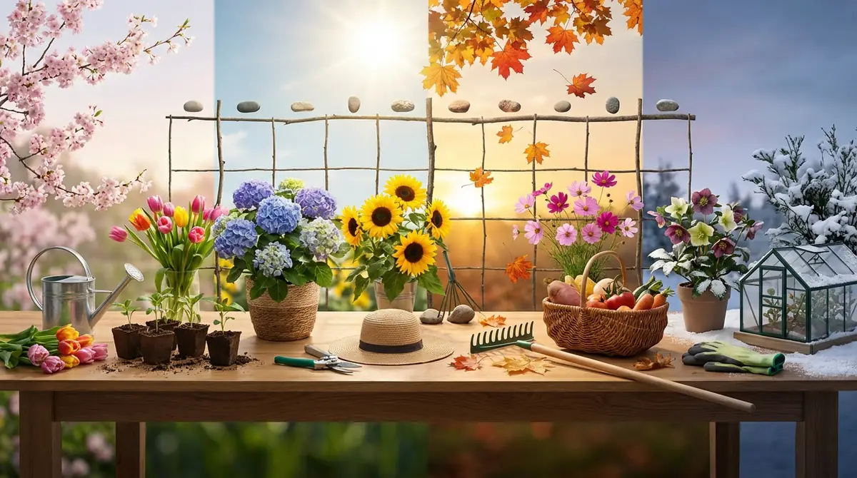 花を咲かせるための季節別管理カレンダー