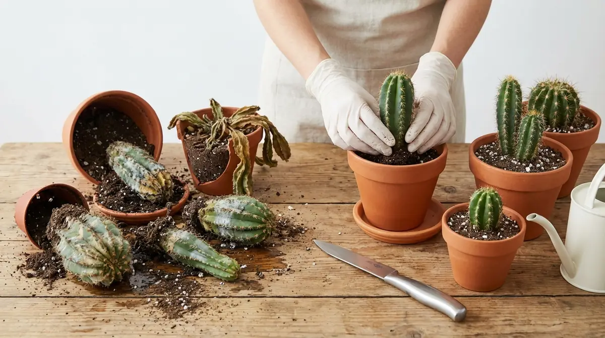 サボテンを増やすときによくある失敗と対策