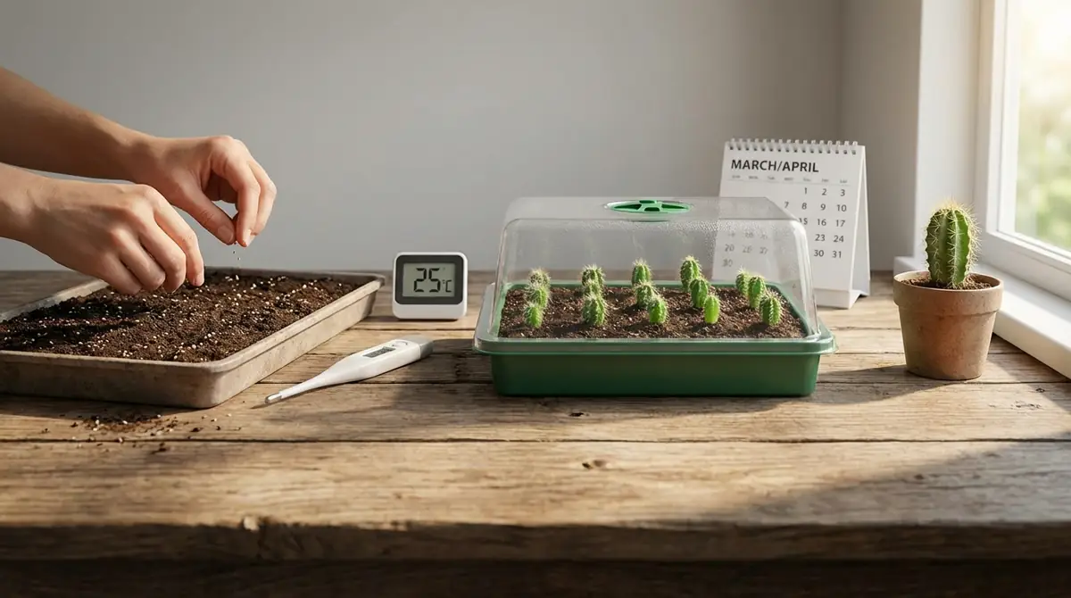 【結論】サボテン種まきの基本情報｜時期・温度・発芽日数まとめ