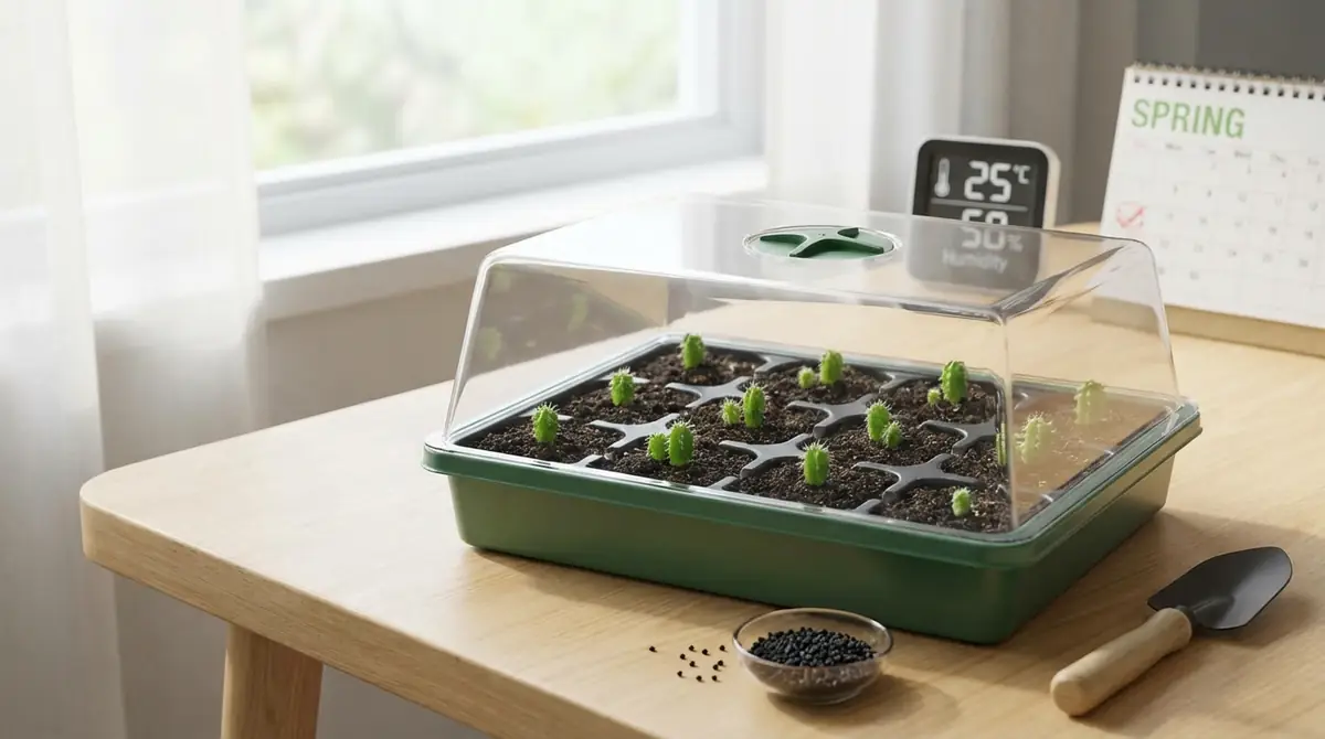 サボテン種まきの最適な時期と環境条件