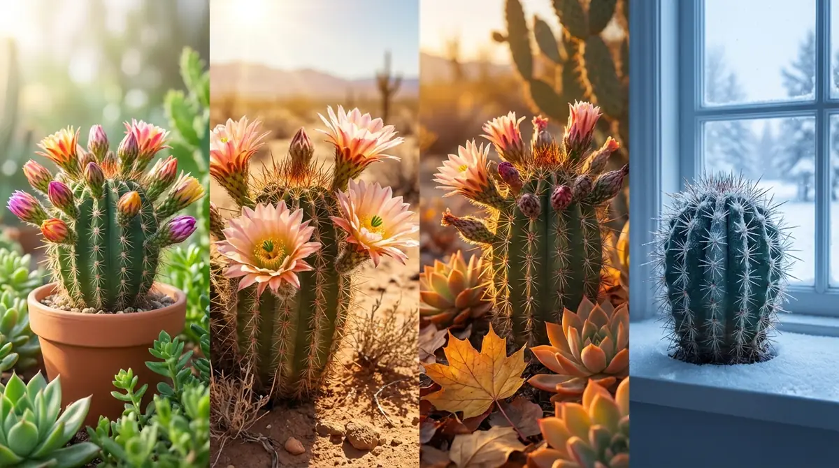 【季節別】サボテンの花を咲かせる育て方カレンダー