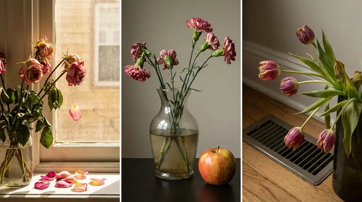 花の寿命を縮めるNG行動3選