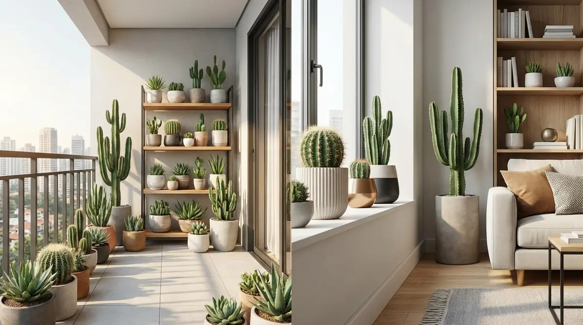 サボテンはベランダで育てられる？結論と室内との違い