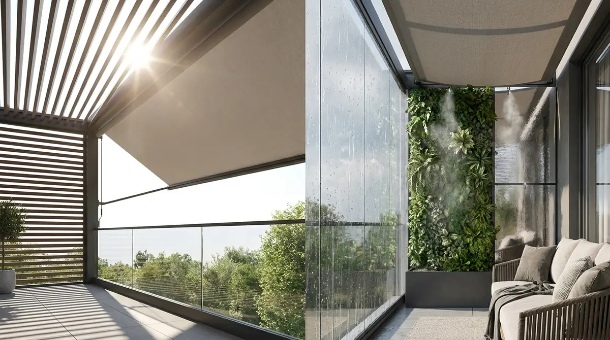 直射日光・雨・気温｜ベランダ特有の環境対策