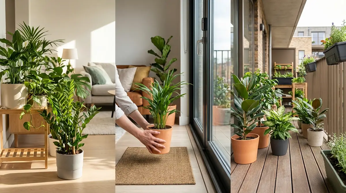 室内からベランダへ移動する「馴化」の手順