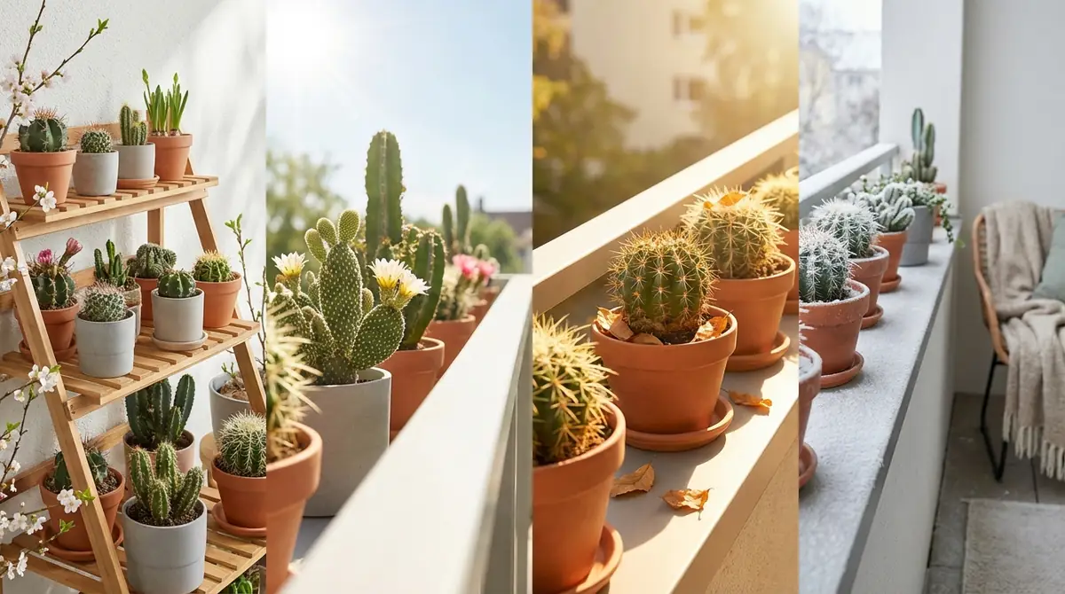 サボテンのベランダ栽培｜季節別やることカレンダー