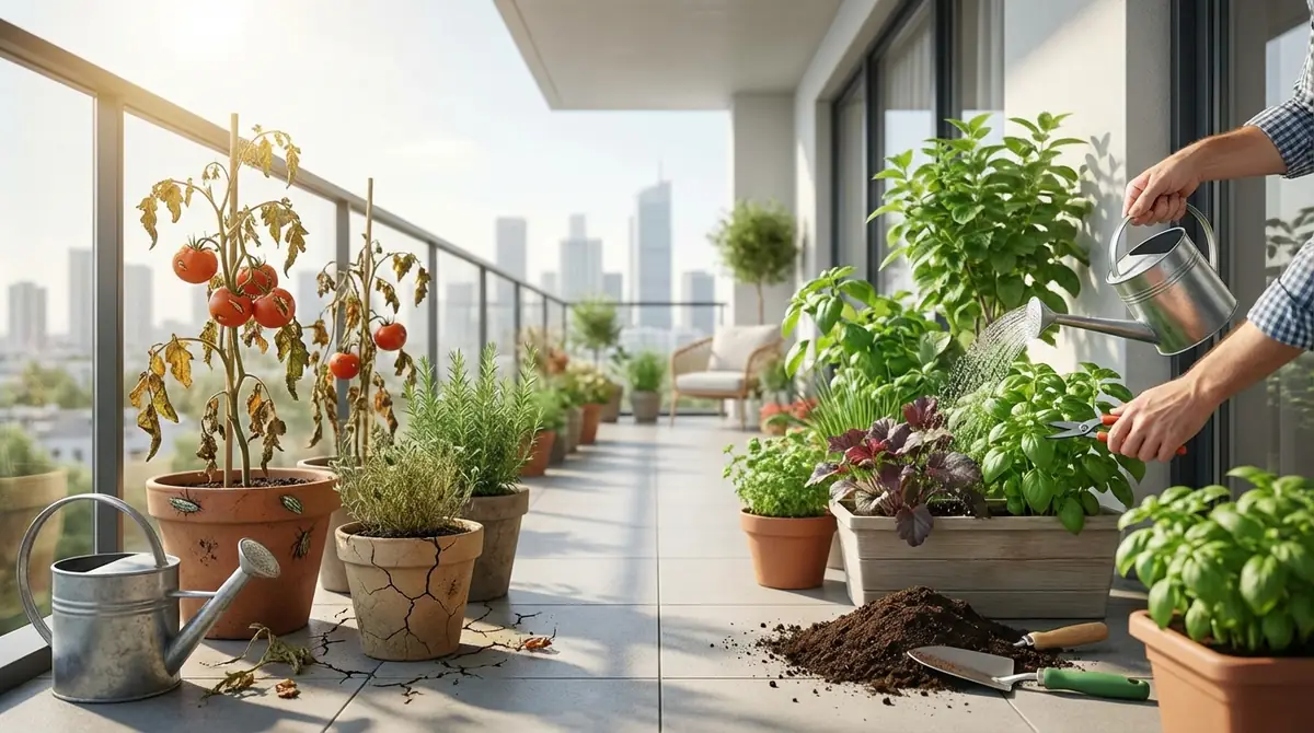 ベランダ栽培でよくある失敗と対処法