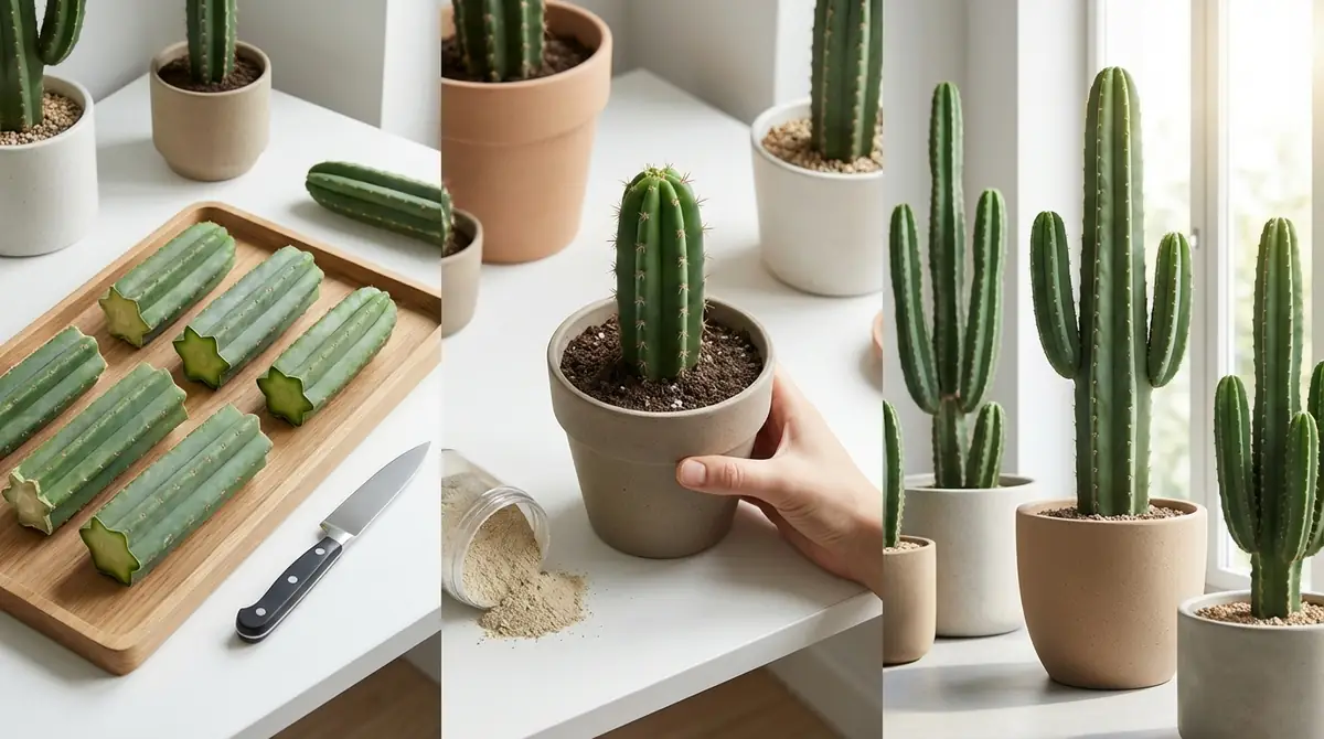 柱サボテンを増やす方法|挿し木と胴切りの手順