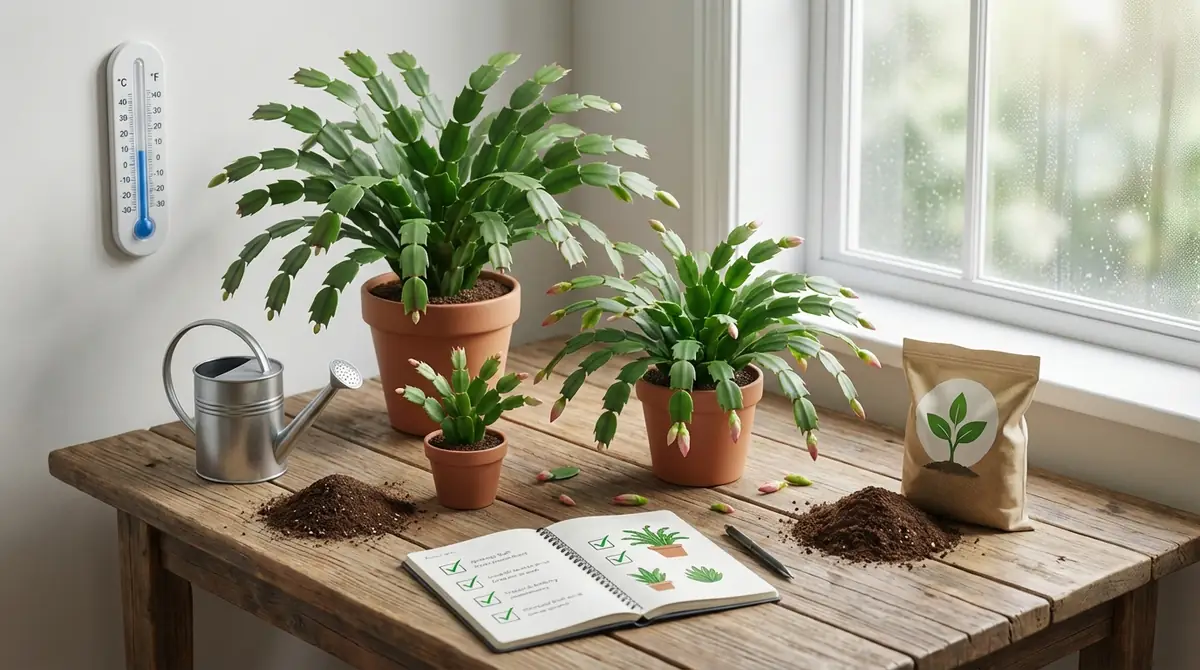 シャコバサボテンの花が咲かない7つの原因【優先度順チェックリスト】