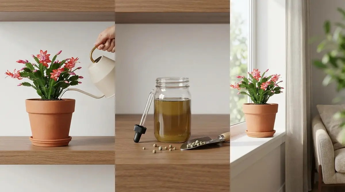 シャコバサボテンの水やり・肥料・置き場所の基本