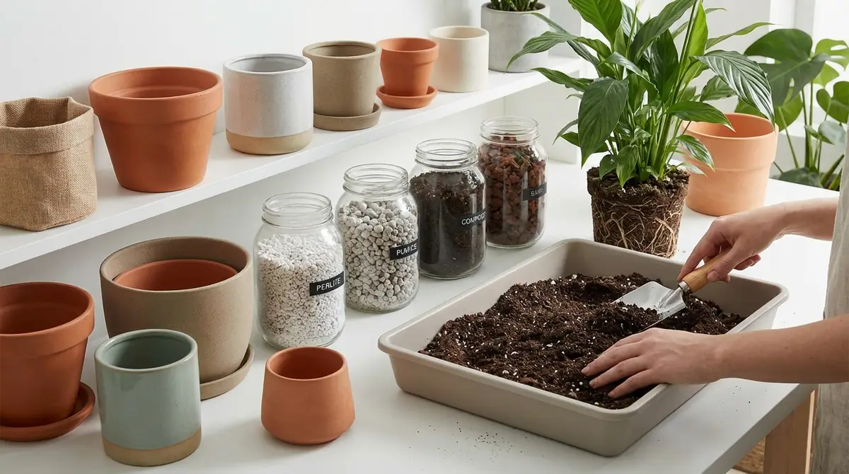 用土と鉢の選び方｜根腐れを防ぐ配合レシピ