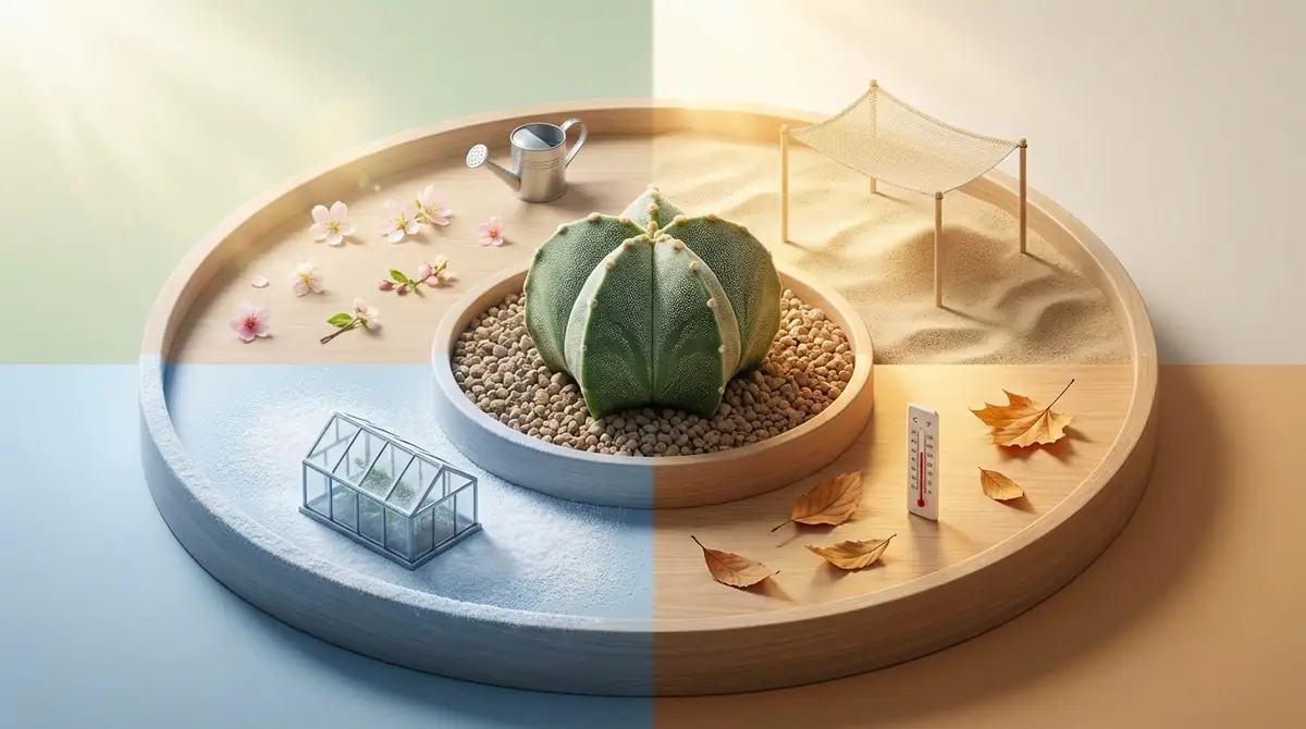 ランポー玉の季節別管理カレンダー