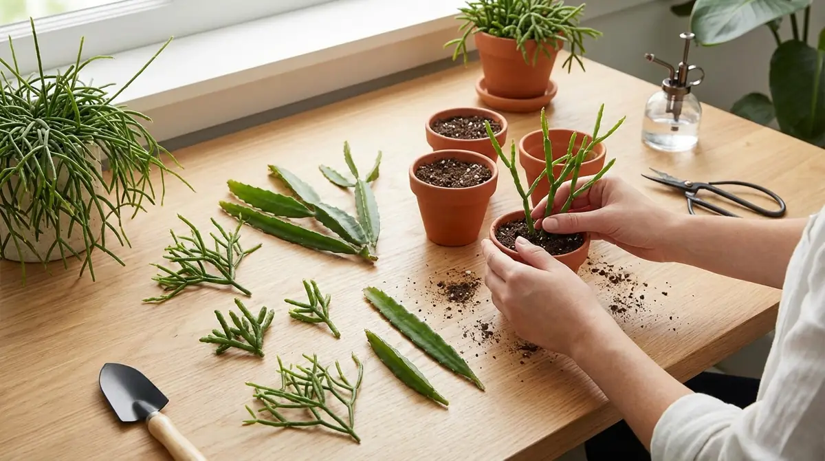 リプサリスの増やし方｜挿し木の手順