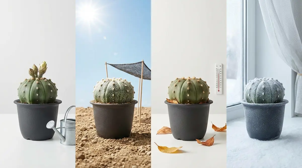 兜丸サボテンの年間管理カレンダー｜季節別のお手入れポイント