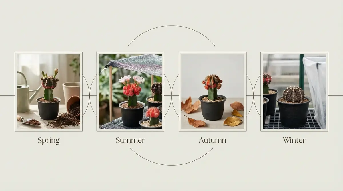 緋牡丹の年間管理カレンダー【季節別ケア】