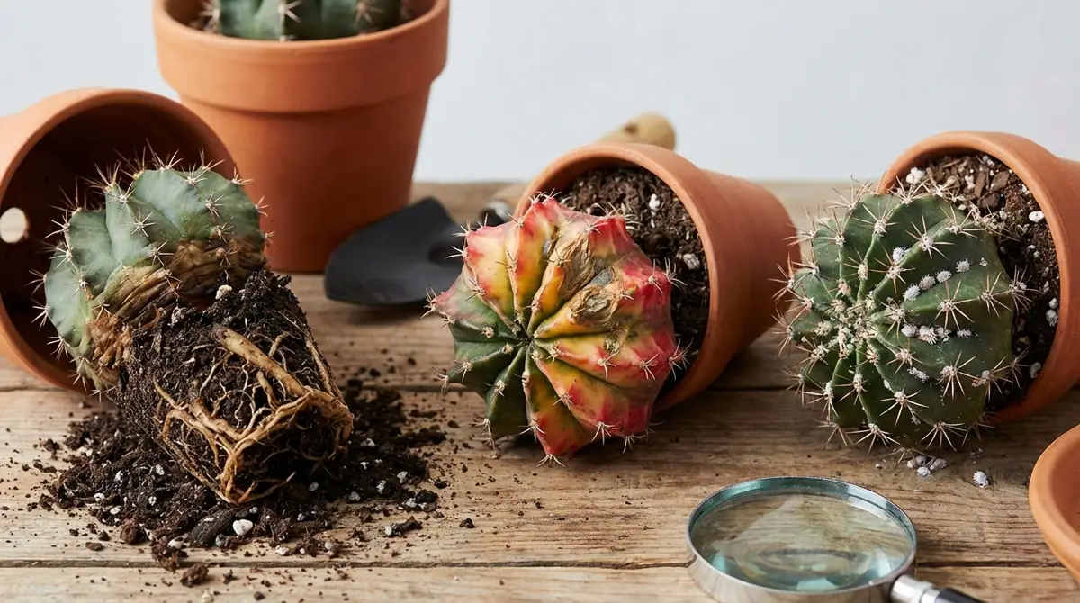 ギムノカリキウムのトラブル対処法|根腐れ・日焼け・害虫