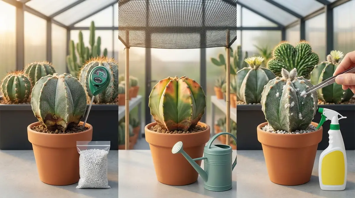 アストロフィツム栽培でよくある3大トラブルと対処法