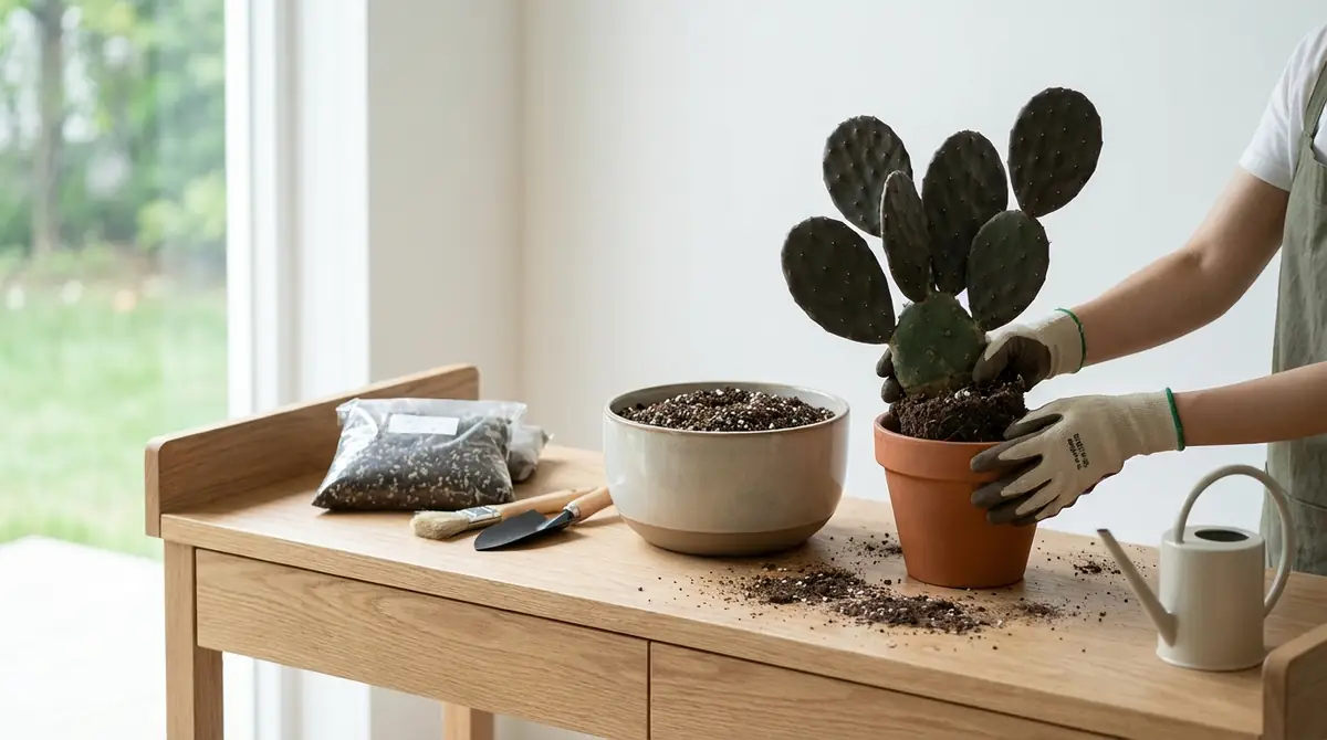 墨烏帽子の植え替え方法【5ステップで解説】