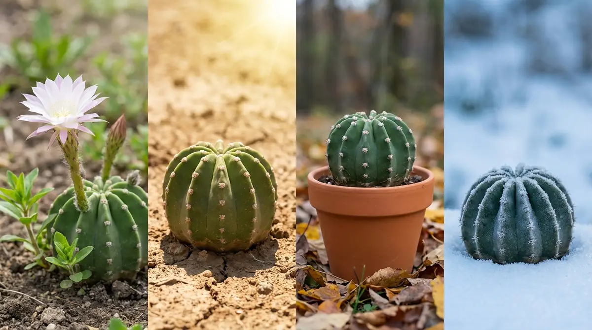 季節別｜短毛丸サボテンの年間管理カレンダー