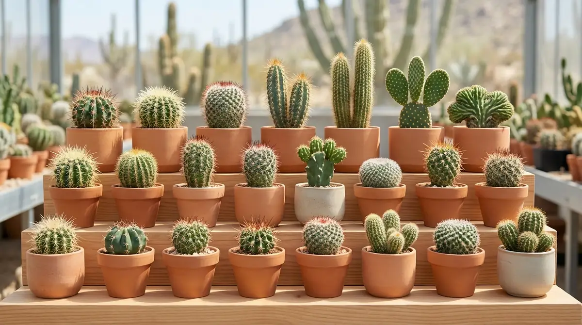 【形状別】小型サボテン20種類の名前と特徴一覧